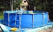 Сборный бассейн на даче